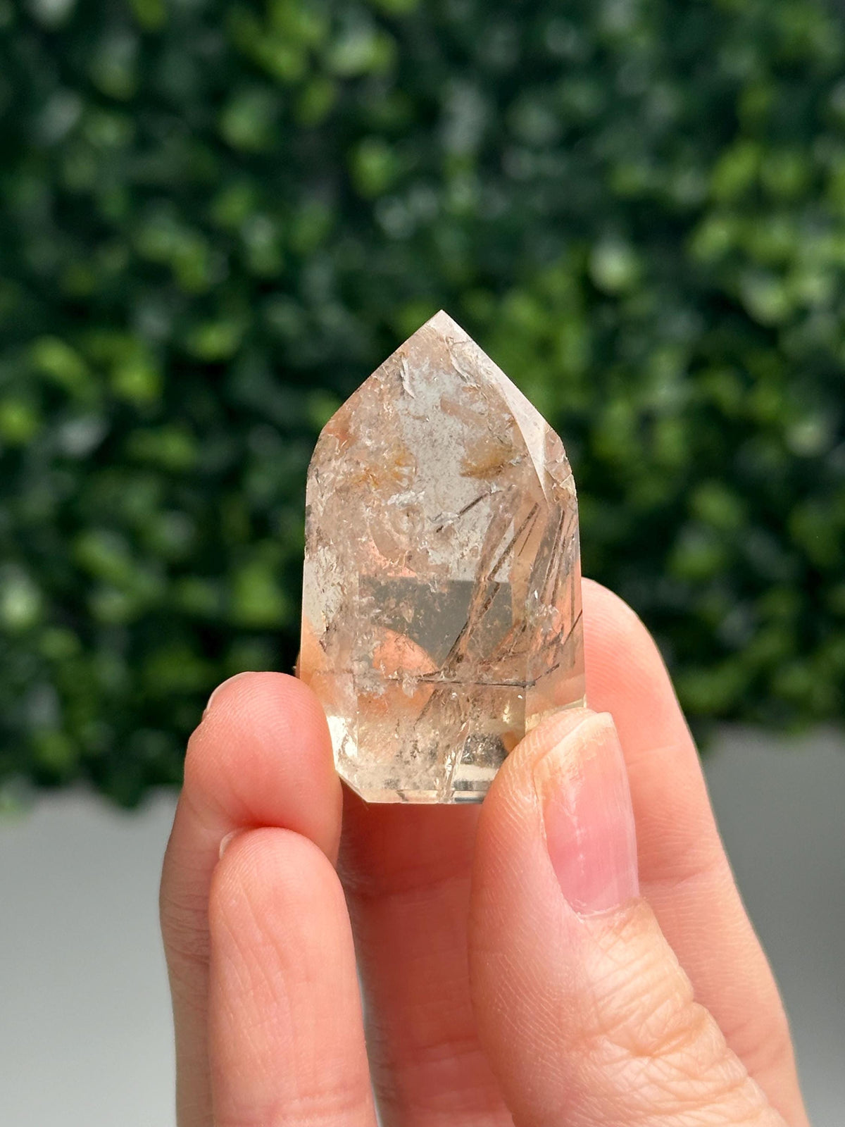 RARE Citrine & Clear Quartz with Rutile – You Pick | Polished Towers | Needle Inclusion Quartz Points | Natural Yellow and Clear Specimens