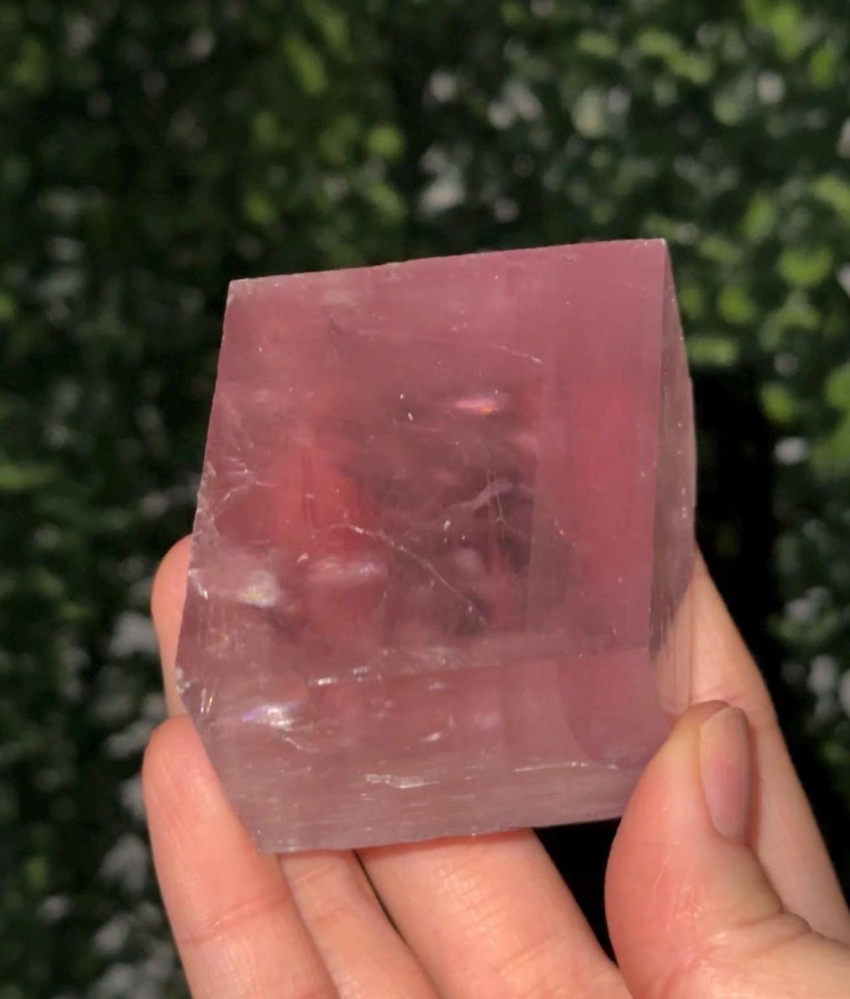 Berry Lavender Calcite from Madagascar | Natural Purple Calcite Crystal | Polished Mineral Specimen for Collectors Display Decor Accent