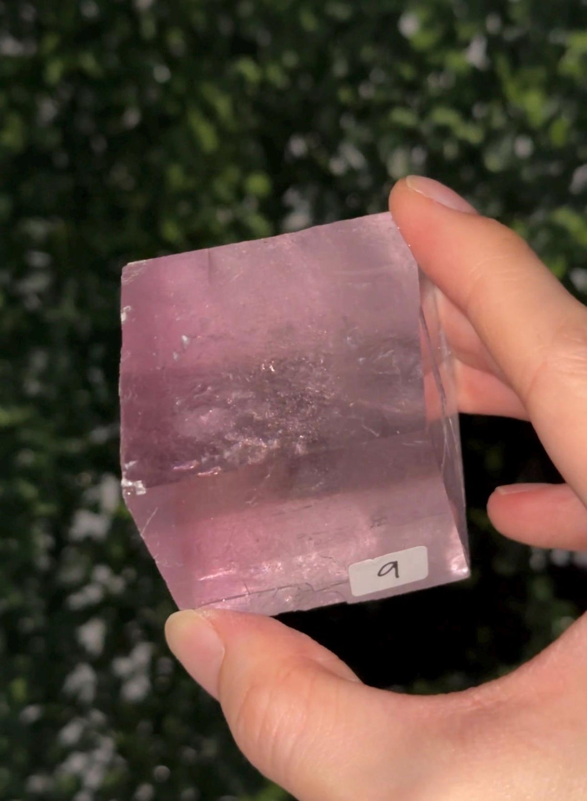 Berry Lavender Calcite from Madagascar | Natural Purple Calcite Crystal | Polished Mineral Specimen for Collectors Display Decor Accent