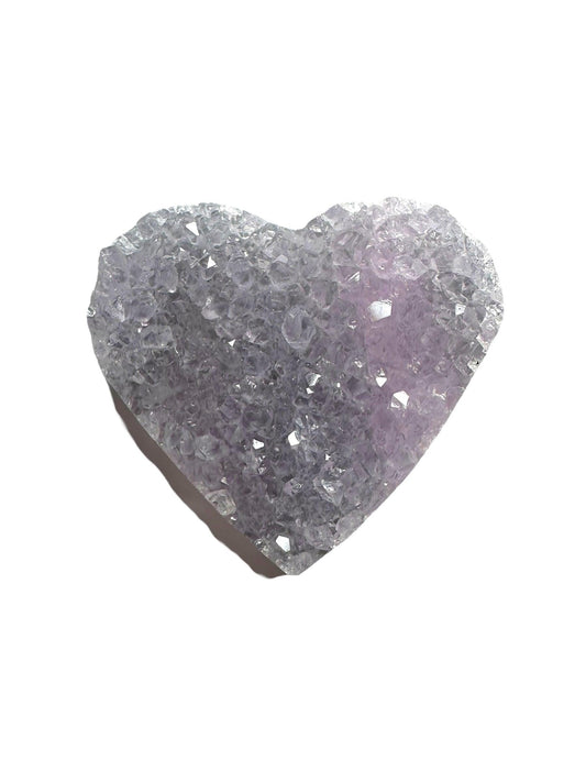 Small Rainbow Amethyst Hearts |Adorable Polished Crystal | Natural Amethyst with Colorful Hues | Cute Gemstone for Gifts & Decor - You pick!