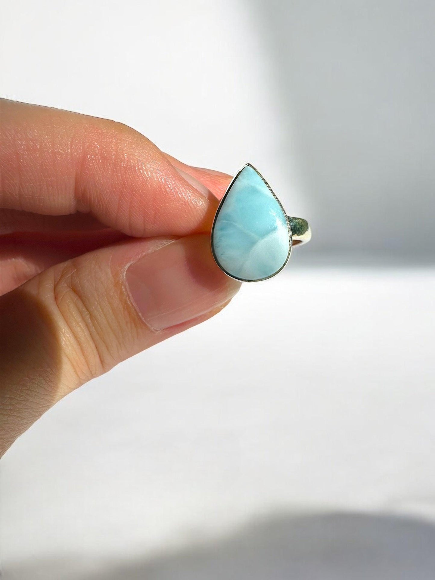 Gorgeous Larimar Ring Adjustable - You pick!