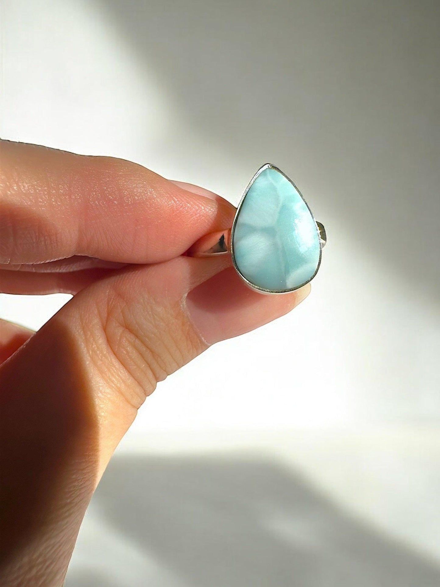 Gorgeous Larimar Ring Adjustable - You pick!