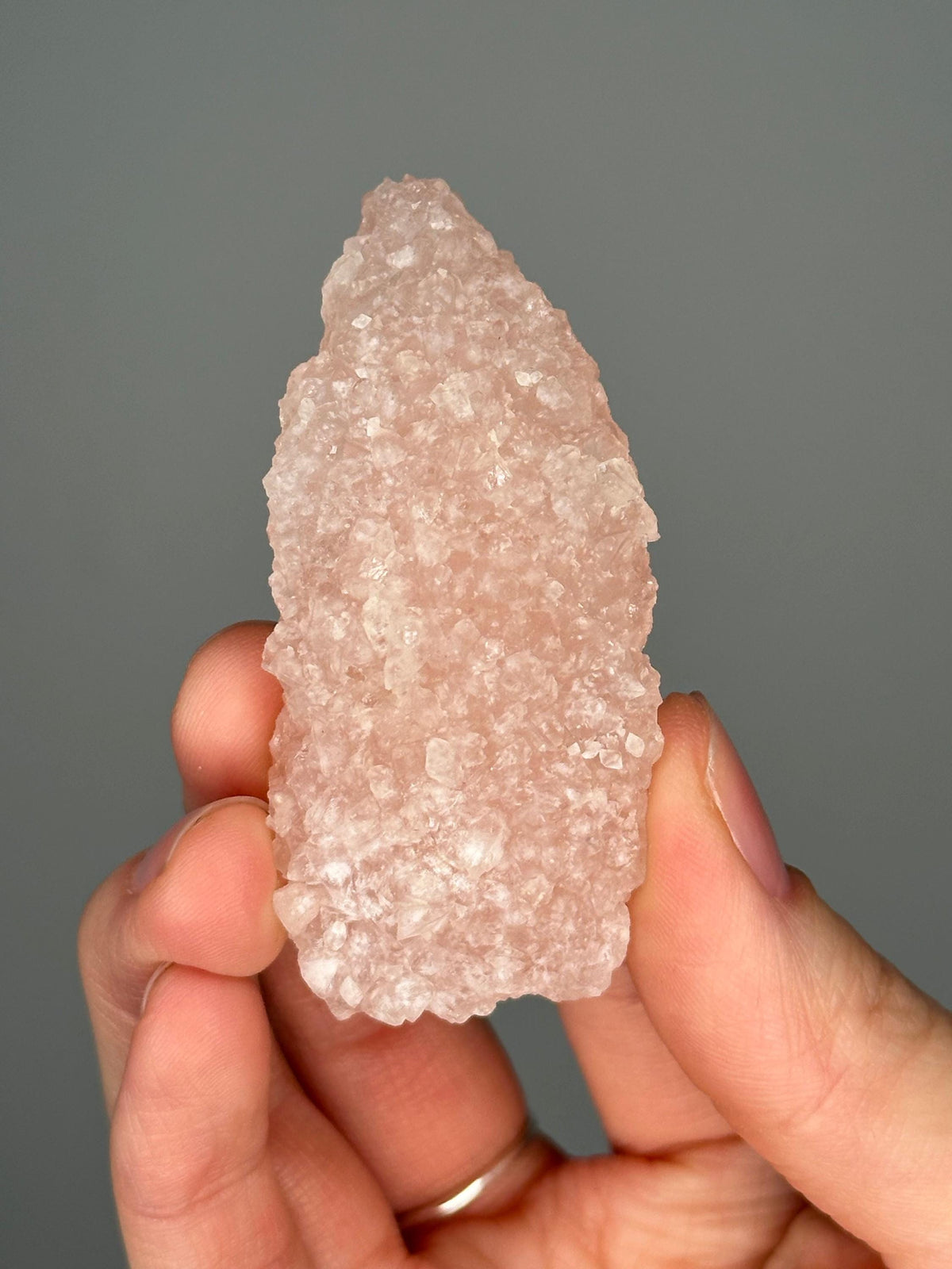 Pink Apophyllite Crust | Natural Crystal Formation | Delicate Apophyllite Growth | Unique Mineral Specimen for Display & Decor - You pick!