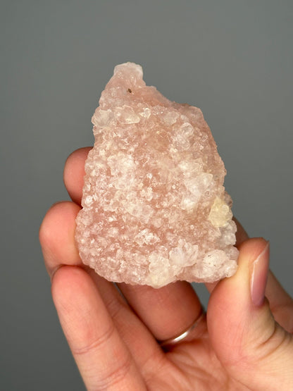 Pink Apophyllite Crust | Natural Crystal Formation | Delicate Apophyllite Growth | Unique Mineral Specimen for Display & Decor - You pick!