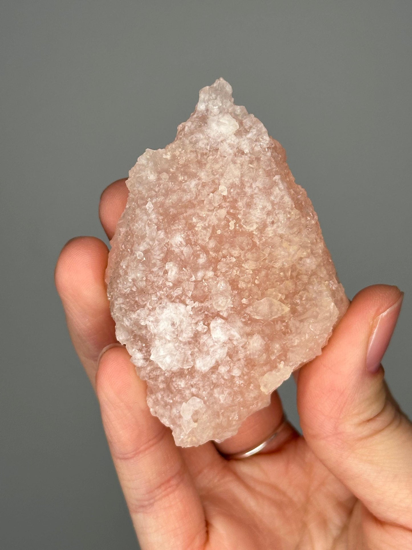 Pink Apophyllite Crust | Natural Crystal Formation | Delicate Apophyllite Growth | Unique Mineral Specimen for Display & Decor - You Pick!