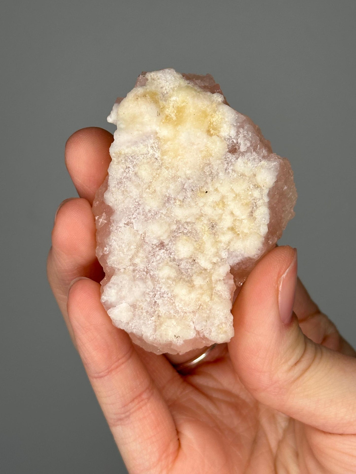 Pink Apophyllite Crust | Natural Crystal Formation | Delicate Apophyllite Growth | Unique Mineral Specimen for Display & Decor - You Pick!
