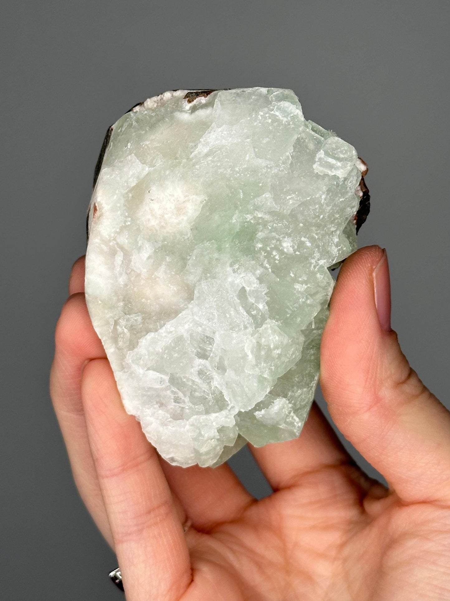 Green Apophyllite with White Stilbite on Pink Heulandite | Natural Zeolite Cluster | Unique Mineral Formation | Crystal Specimen - You pick!