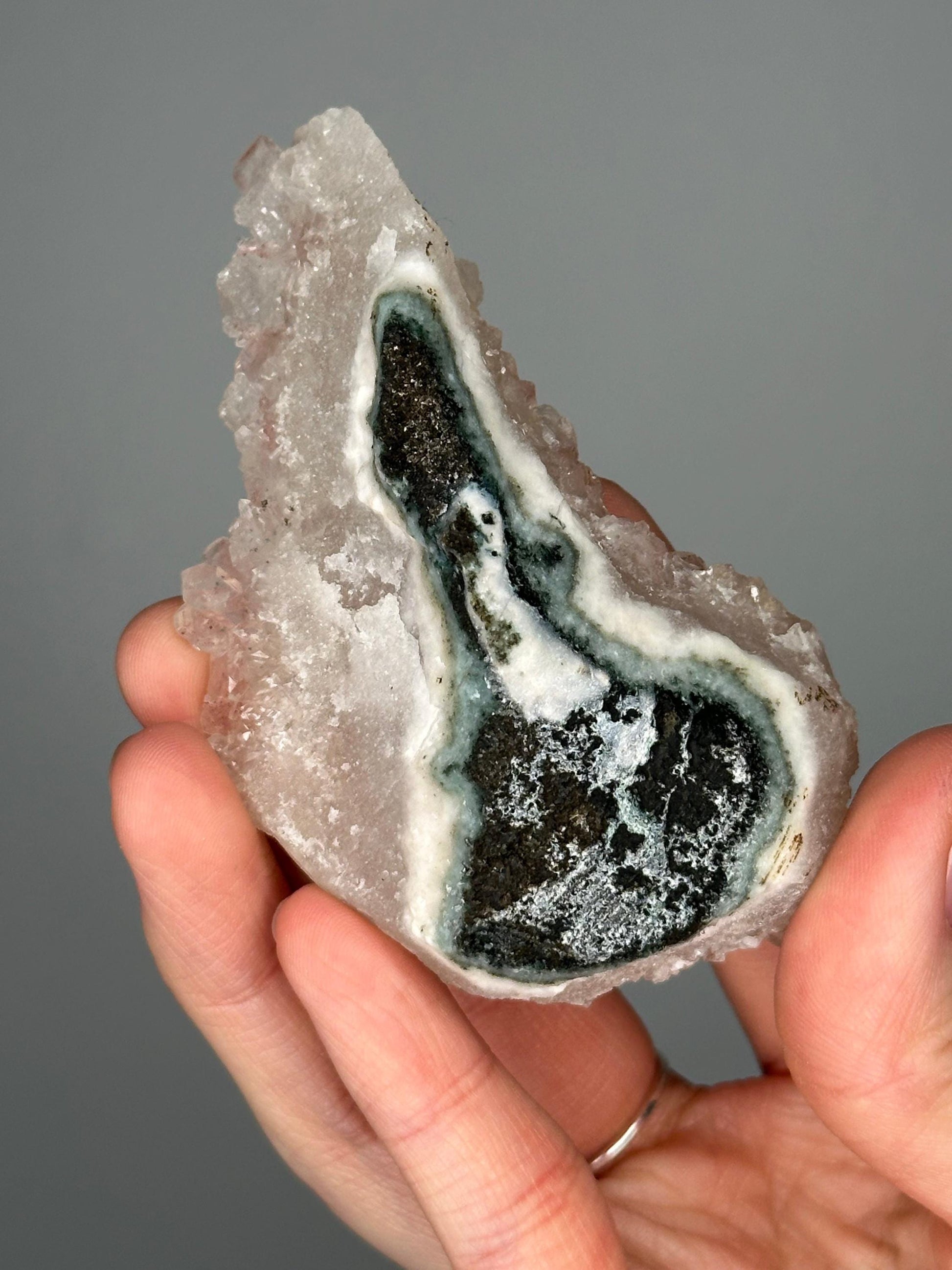 Sugary Hematite-Coated Apophyllite | Sparkling Mineral Specimen | Natural Crystal Formation | Unique Apophyllite - You pick!