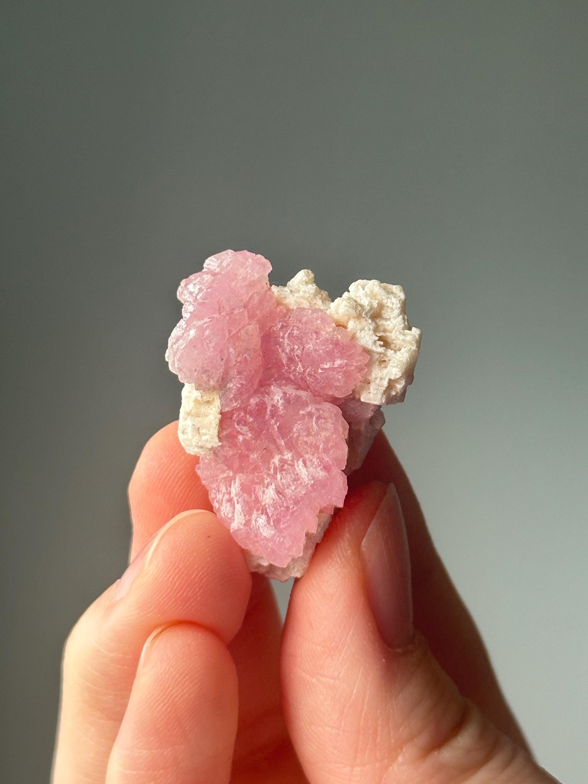 Crystallized Rose Quartz | Natural Pink Formation | Raw Sparkling Crystal | Stone of Love & Harmony | Unique Mineral Specimen