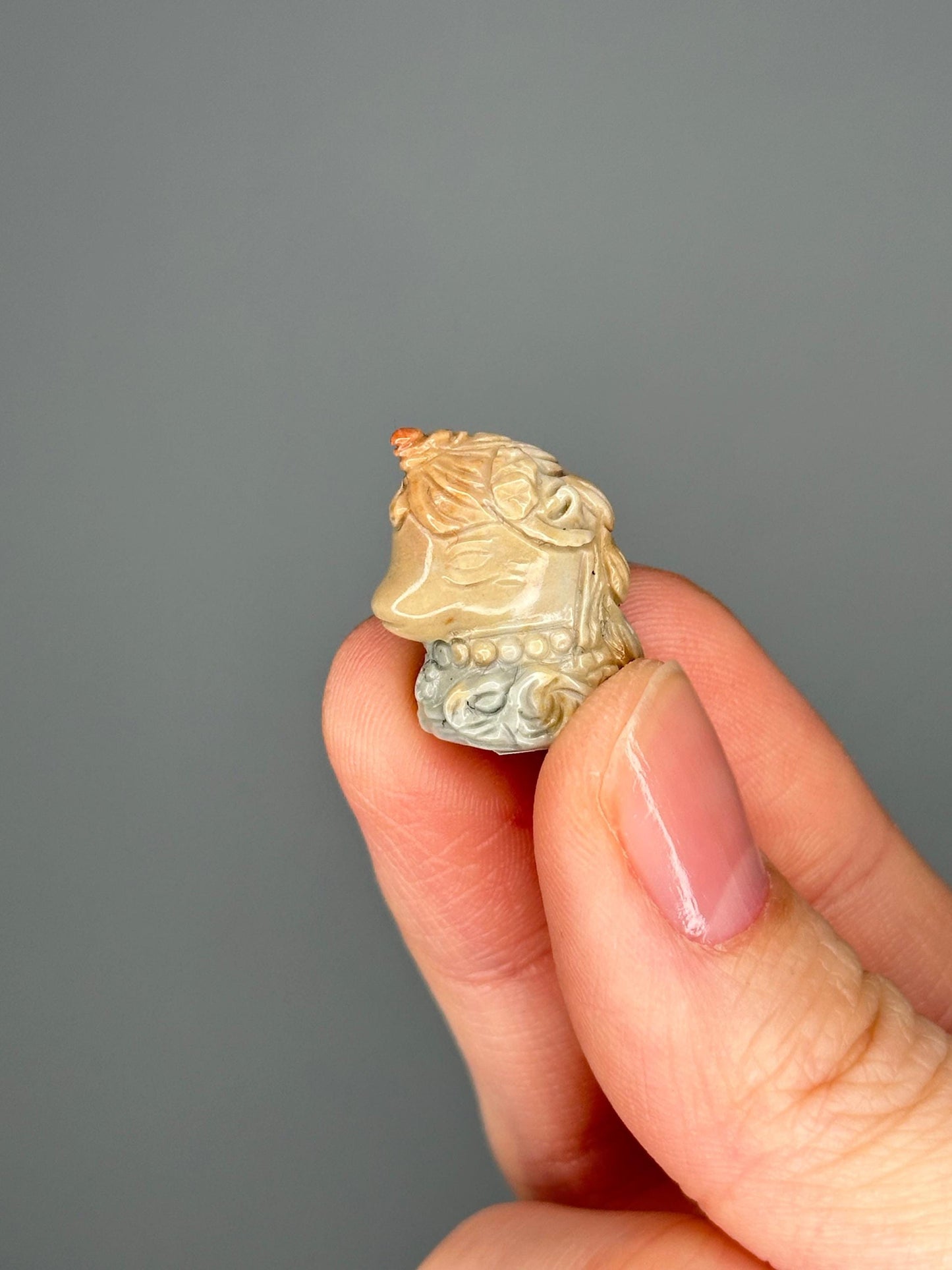 Mini Alashan Agate Unicorn | Carved Crystal Figurine | Mystical Gemstone Decor | Cute Crystal for Gifts & Display