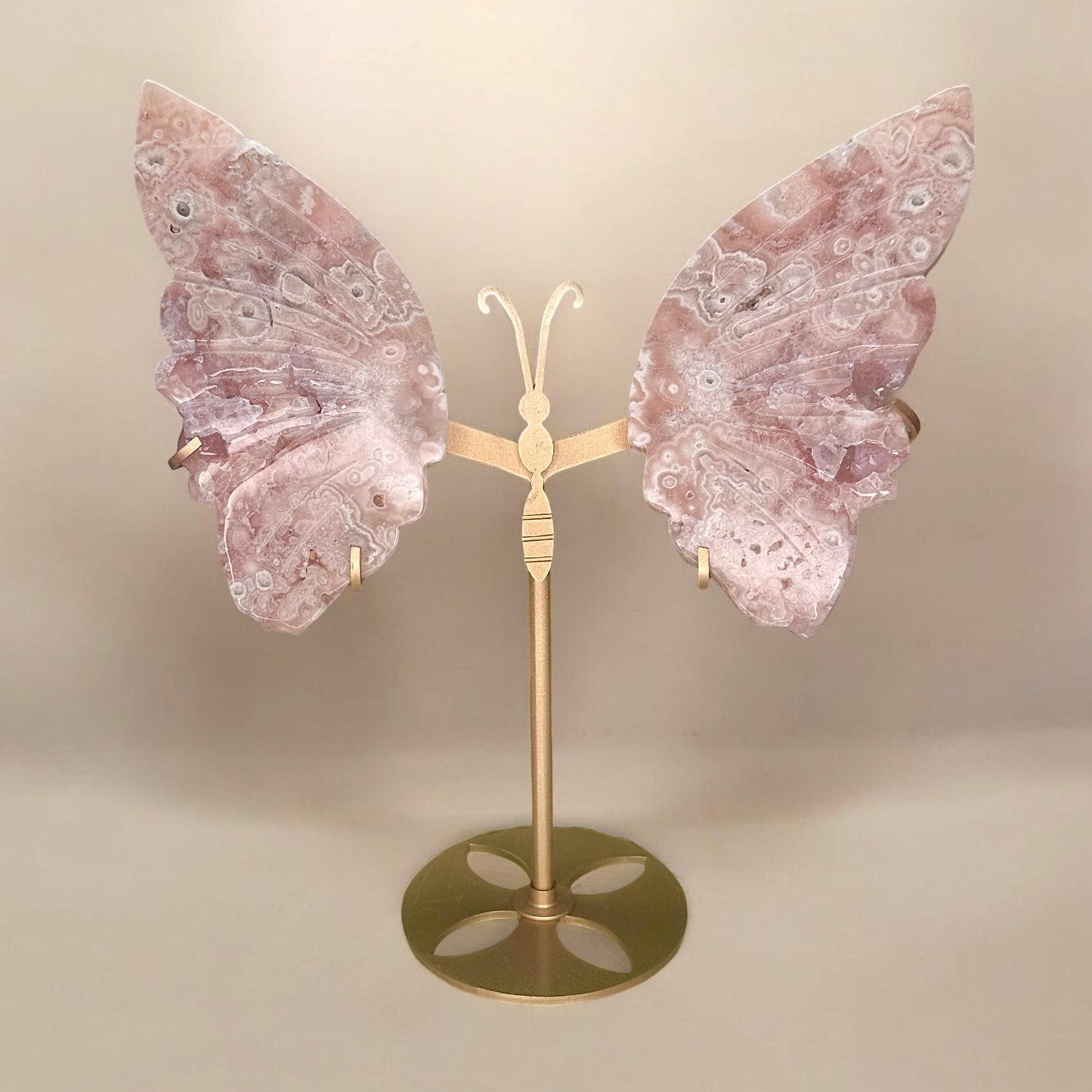 Gorgeous Pink Amethyst Butterfly Wings