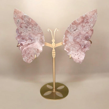 Gorgeous Pink Amethyst Butterfly Wings