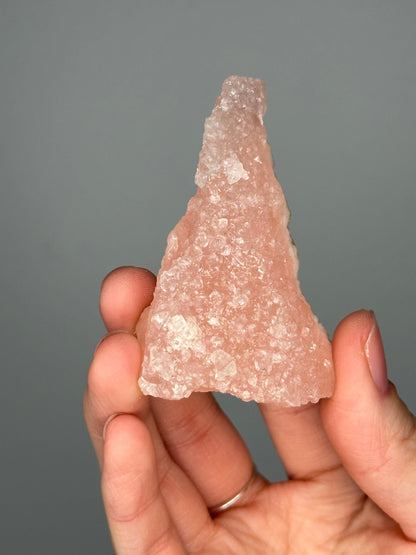 Pink Apophyllite Crust | Natural Crystal Formation | Delicate Apophyllite Growth | Unique Mineral Specimen for Display & Decor - You pick!
