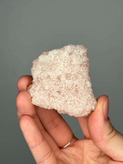 Pink Apophyllite Crust | Natural Crystal Formation | Delicate Apophyllite Growth | Unique Mineral Specimen for Display & Decor - You pick!