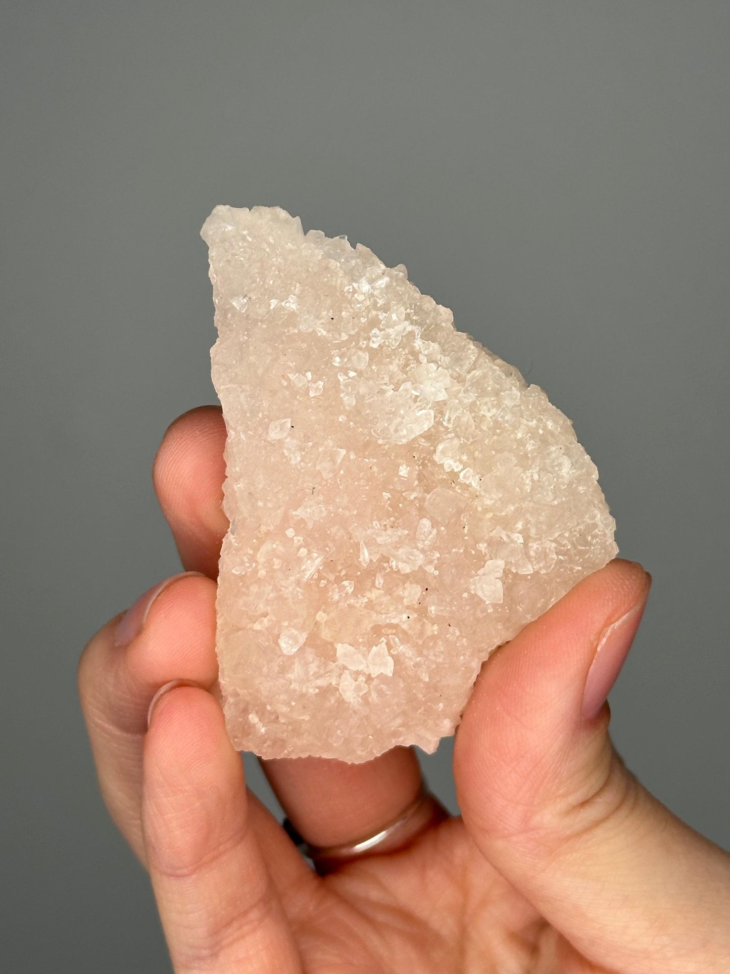 Pink Apophyllite Crust | Natural Crystal Formation | Delicate Apophyllite Growth | Unique Mineral Specimen for Display & Decor - You Pick!