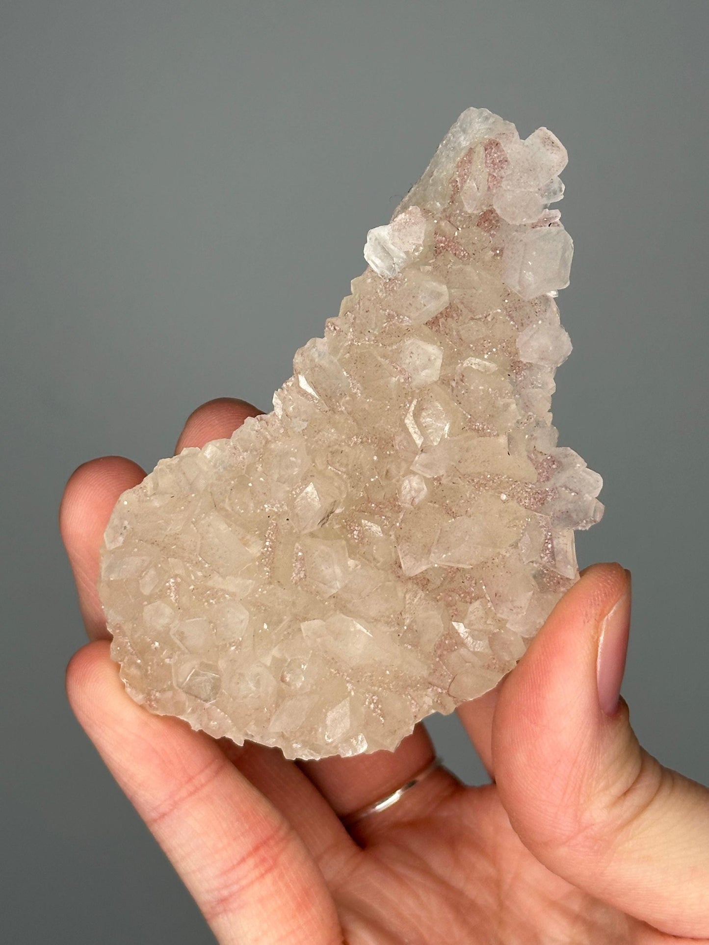 Sugary Hematite-Coated Apophyllite | Sparkling Mineral Specimen | Natural Crystal Formation | Unique Apophyllite - You pick!