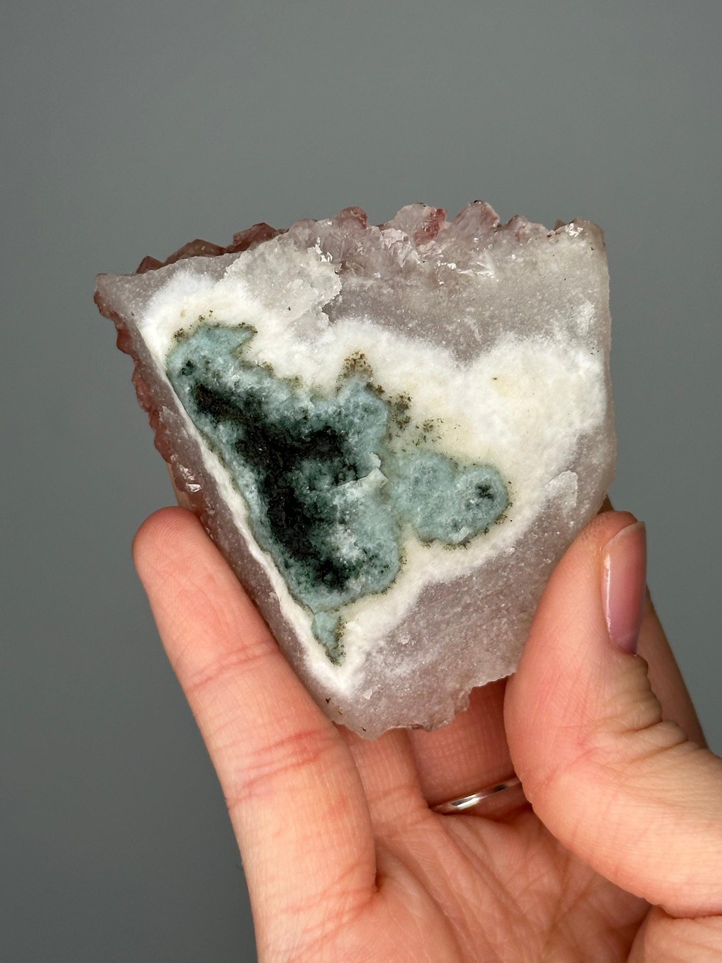 Sugary Hematite-Coated Apophyllite | Sparkling Mineral Specimen | Natural Crystal Formation | Unique Apophyllite - You pick!