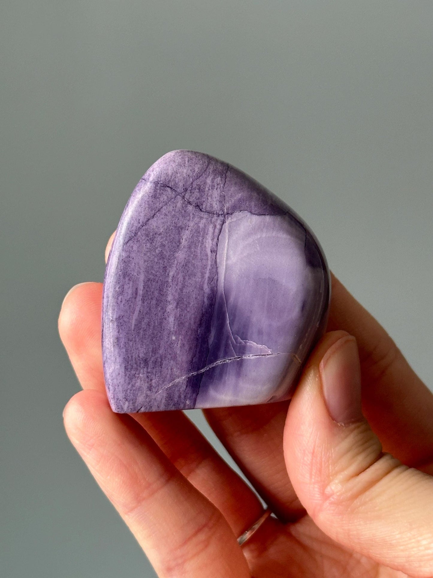 Tiffany Stone Freeform - Imperfect | Natural Fluorite Opalized Crystal | Unique Mineral Specimen | Raw Gemstone Display