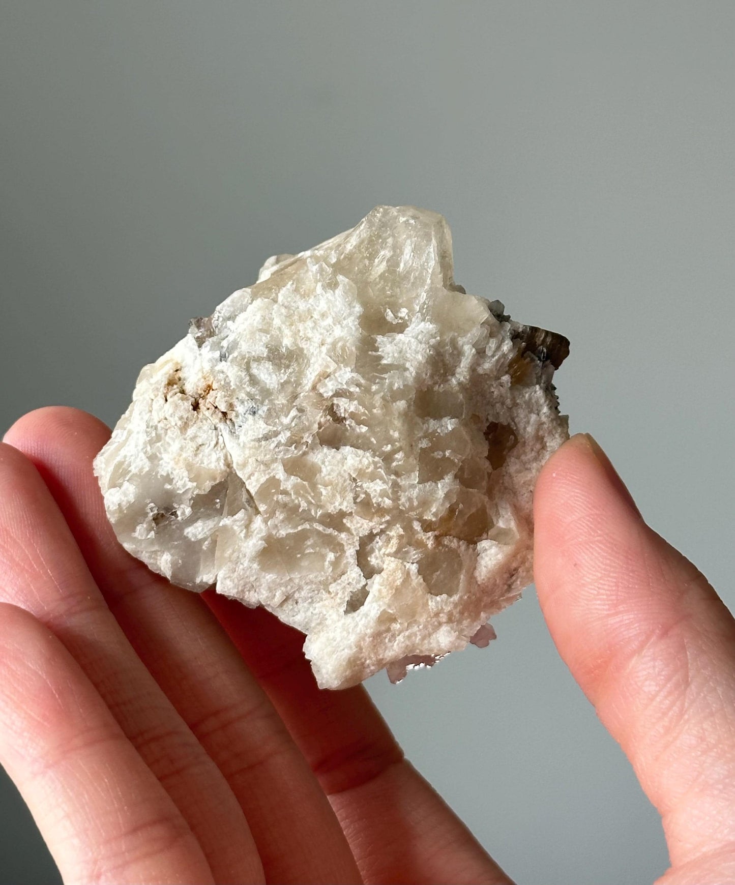 Crystallized Rose Quartz with Muscovite | Raw Mineral Specimen | High Vibration Heart Chakra Stone | Canga Rosa | Crystal for Display