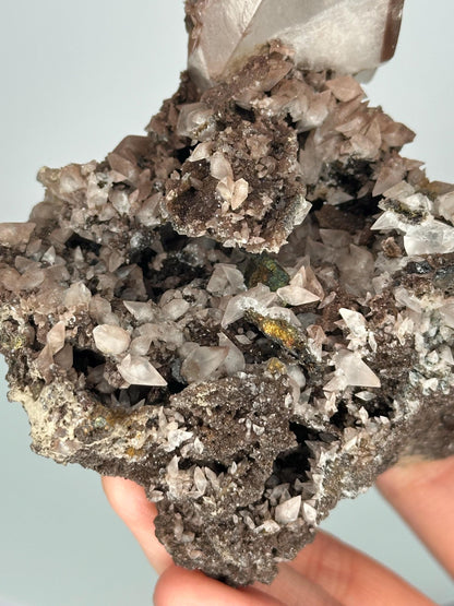 Diamond DT Calcite with Iridescent Dogtooth – Hubei, China Mineral Specimen, Rare Natural Crystal, Unique Collector Display Piece