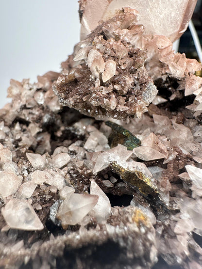 Diamond DT Calcite with Iridescent Dogtooth – Hubei, China Mineral Specimen, Rare Natural Crystal, Unique Collector Display Piece