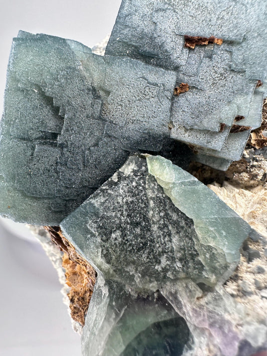 Teal Fluorite from Inner Mongolia | Soft Teal Crystal for Calm and Clarity | Collector’s Mineral Specimen | Stone Decor