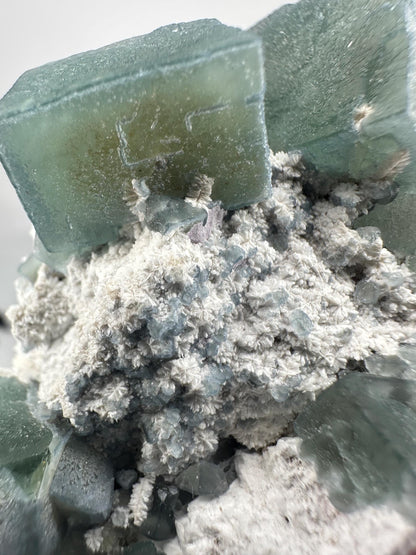 Teal Fluorite from Inner Mongolia | Soft Teal Crystal for Calm and Clarity | Collector’s Mineral Specimen | Stone Decor