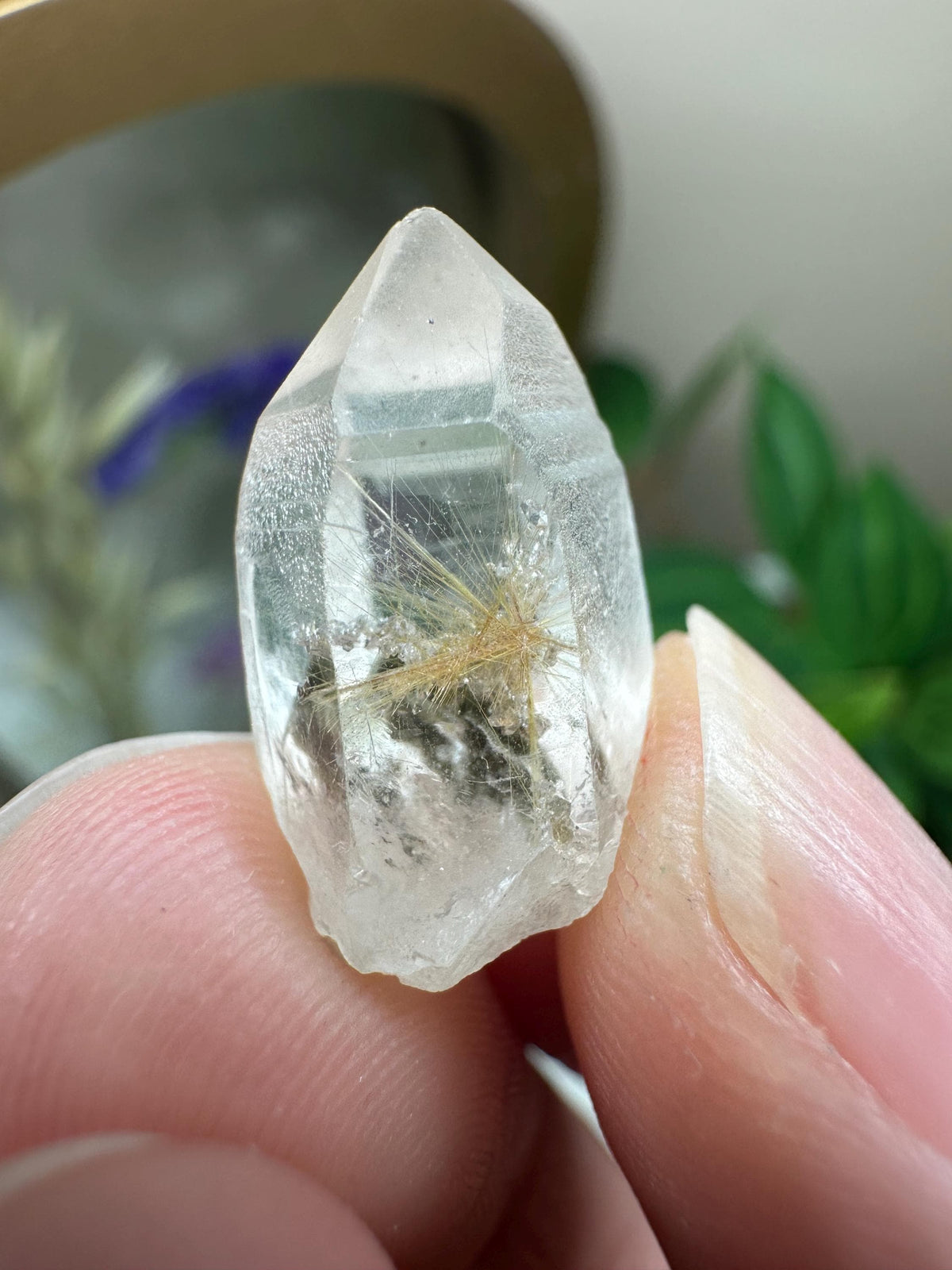 Wholesale Mini Garden Quartz Thumbnails with Rutile & Pyrite | Natural Inclusion Quartz Crystals | Bulk Small Specimens Resale Collectors