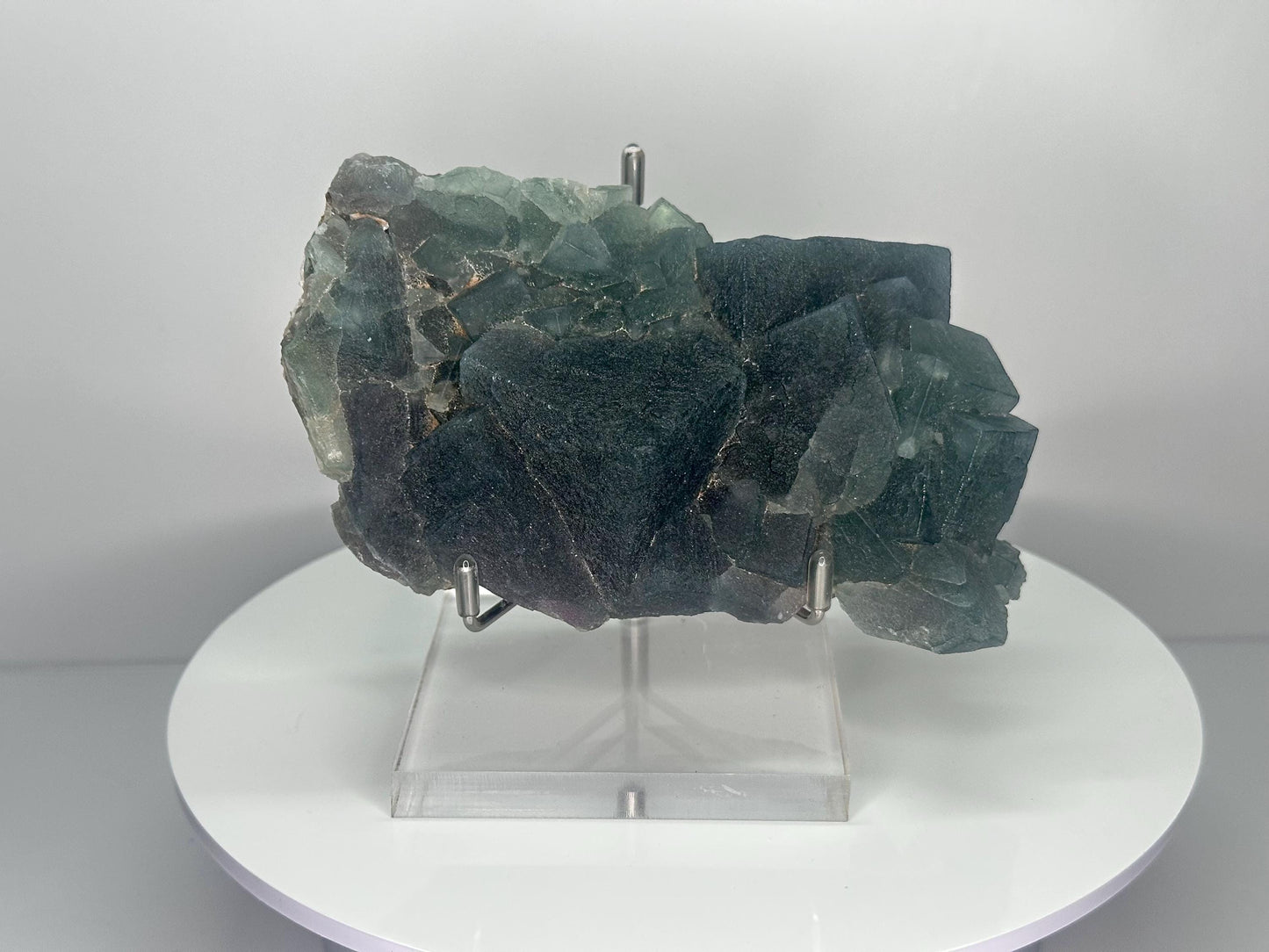 Teal Fluorite from Inner Mongolia | Soft Teal Crystal for Calm and Clarity | Collector’s Mineral Specimen | Stone Decor