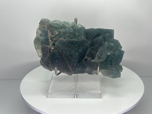 Teal Fluorite from Inner Mongolia | Soft Teal Crystal for Calm and Clarity | Collector’s Mineral Specimen | Stone Decor