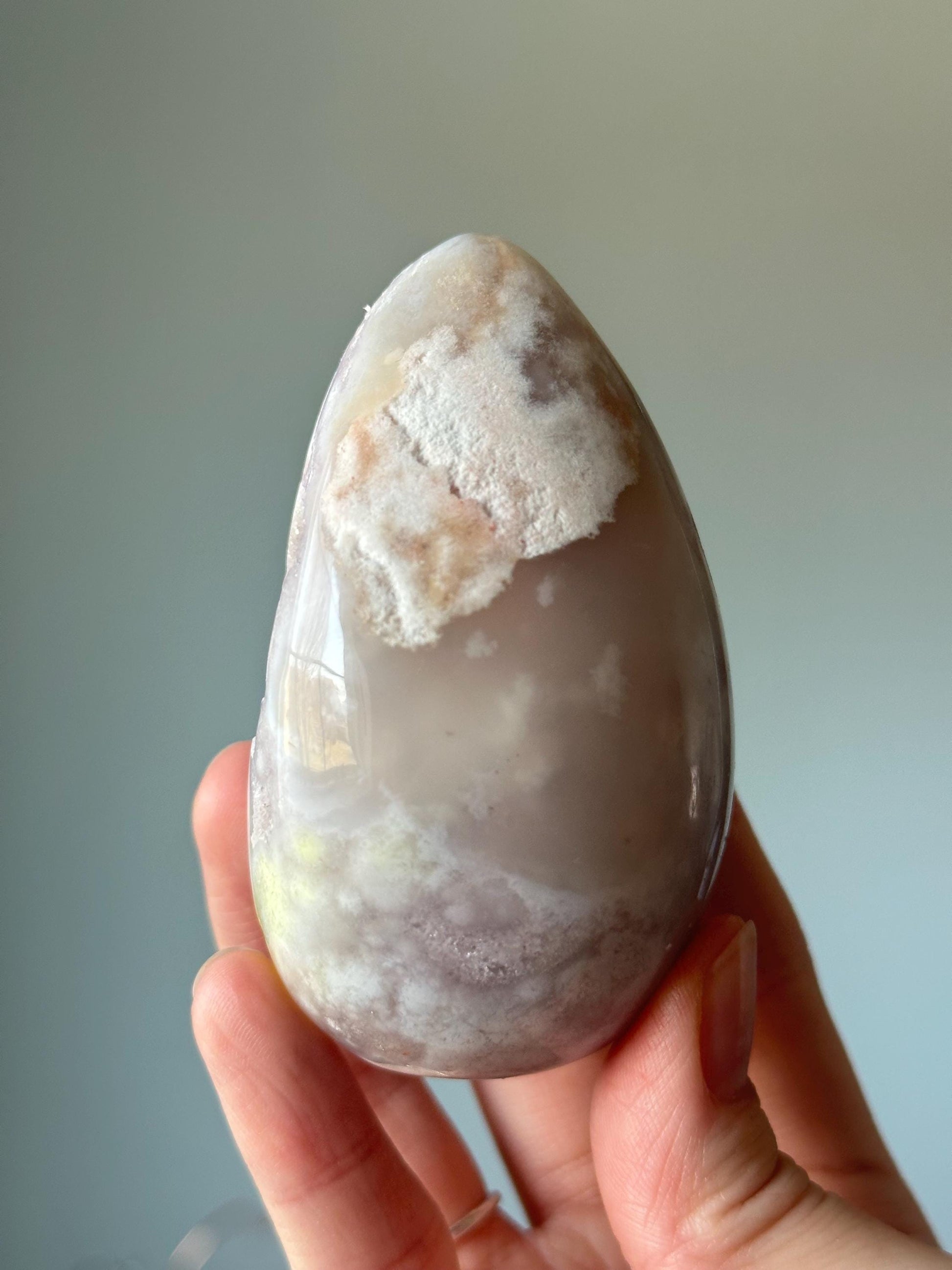 Pink Amethyst Egg | Crystal for Love, Calm, and Intuition | Unique Stone for Emotional Balance | Elegant Natural Crystal Decor Displ