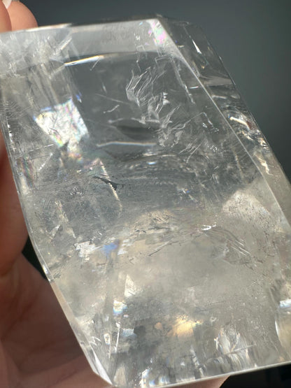 Old Stock Optical Calcite | High Clarity Iceland Spar | Natural Transparent Crystal | Unique Light Bending Mineral Specimen