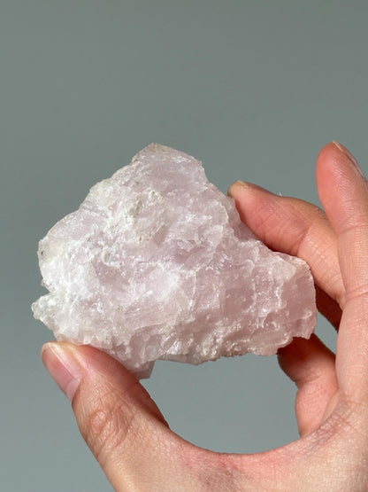 Mangano Calcite from Androvo Mine, Zlatograd | Soft Pink Crystal for Love | Natural Mineral Specimen | UV Reactive