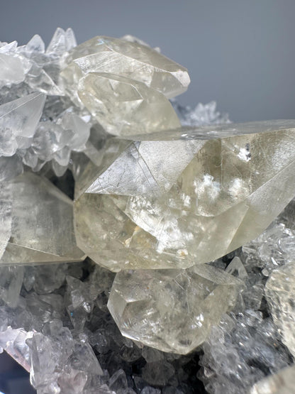 Anhui Calcite Crystal | Golden-Yellow Calcite from China for Clarity, Confidence, and Energy | Natural Mineral Display or Gift Stone