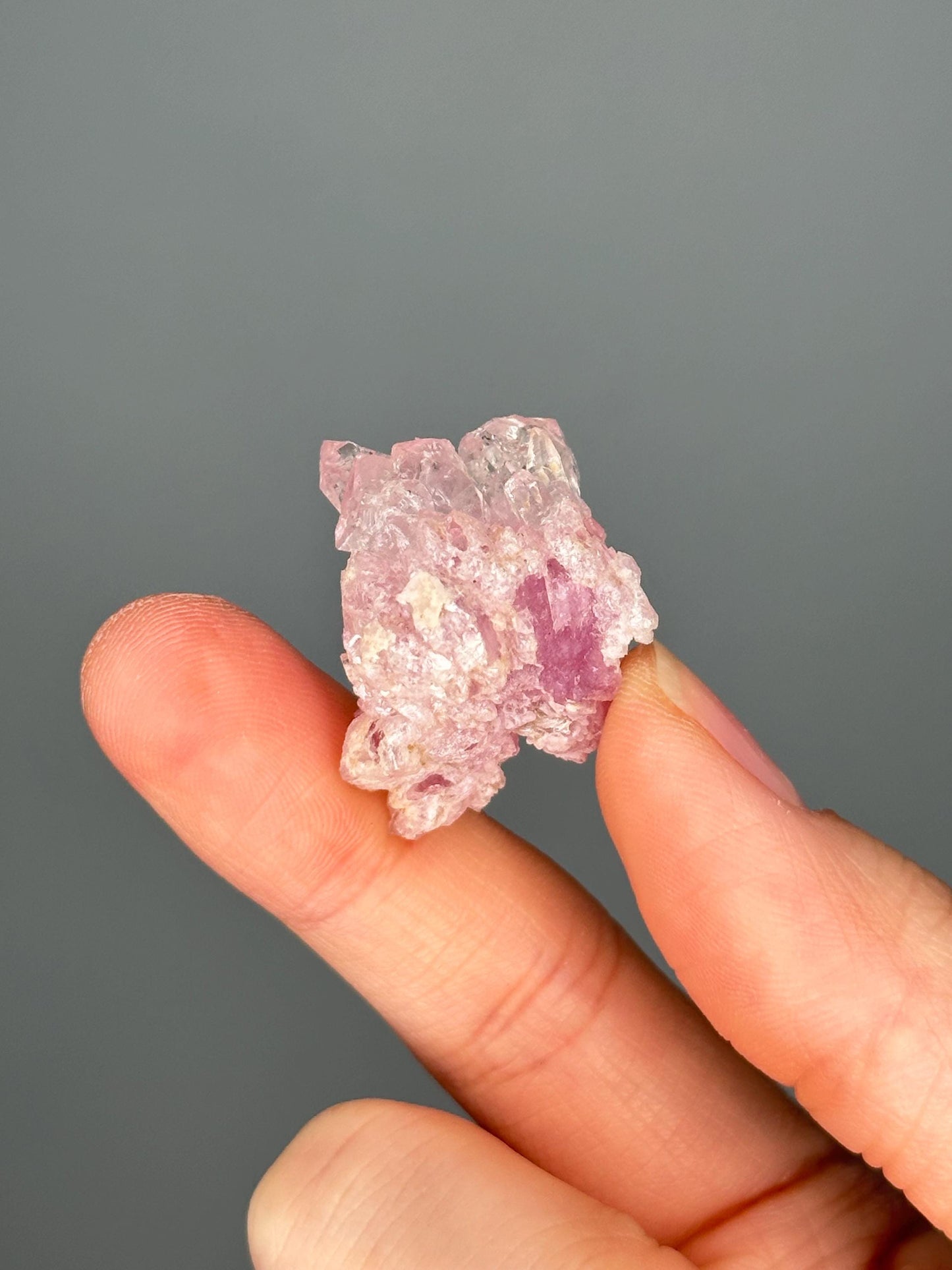 Crystallized Rose Quartz | Natural Pink Formation | Raw Sparkling Crystal | Stone of Love & Harmony | Unique Mineral Specimen