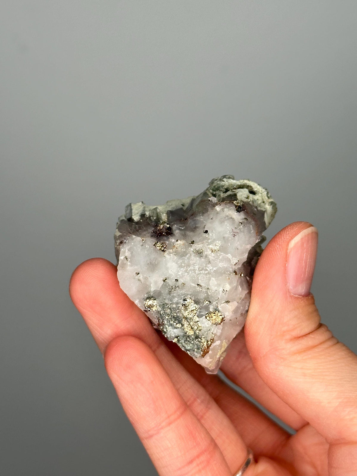 Phantom Amethyst with Chlorite | Bulgaria Crystal Cluster for Intuition, Clarity | Rare Collector Display Specimen