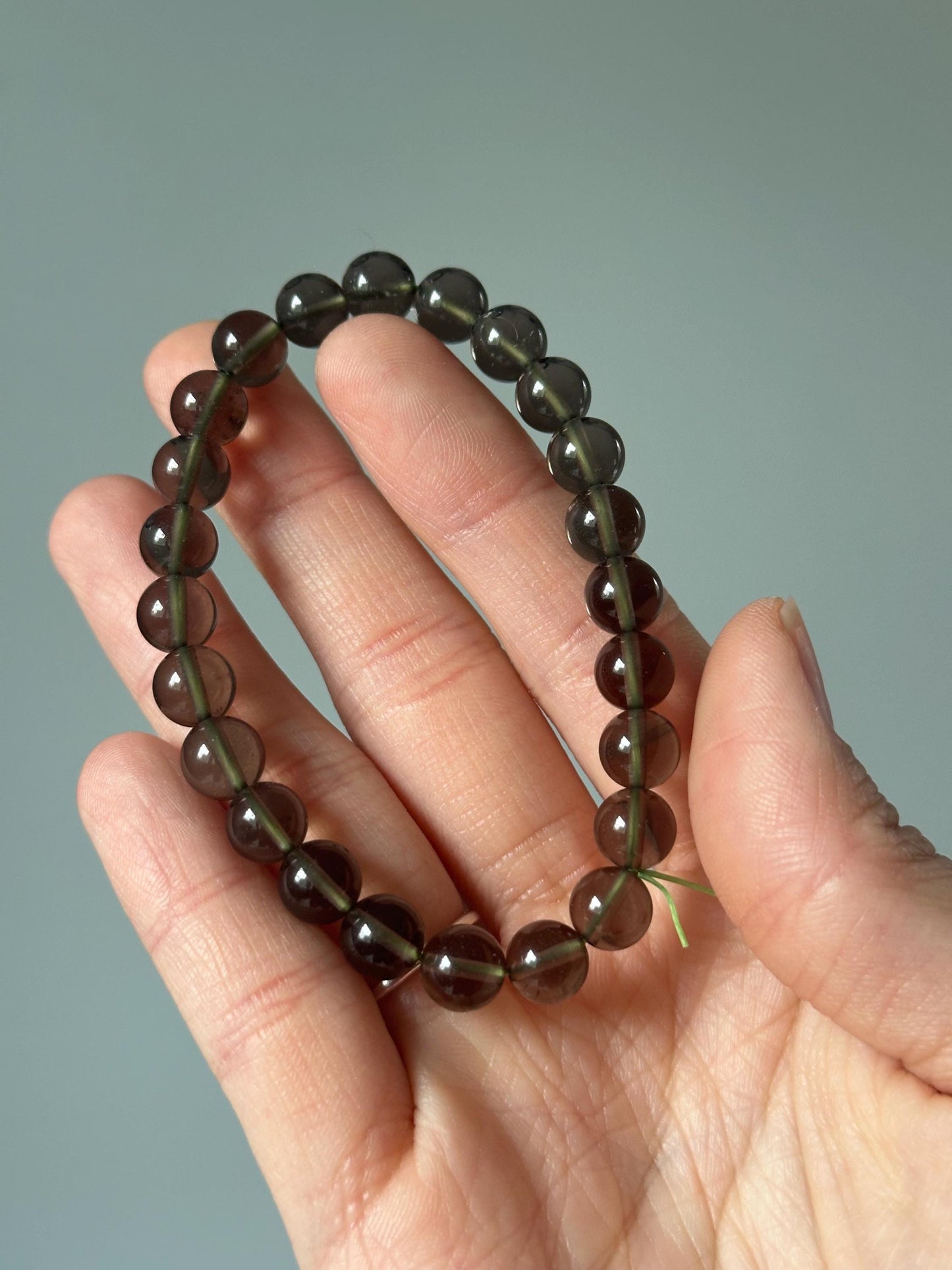 Cintamani Saffordite Bracelet – Rare Tektite Gemstone Jewelry, Natural Cosmic Energy Stone, Spiritual Awakening Gift for Her or Him