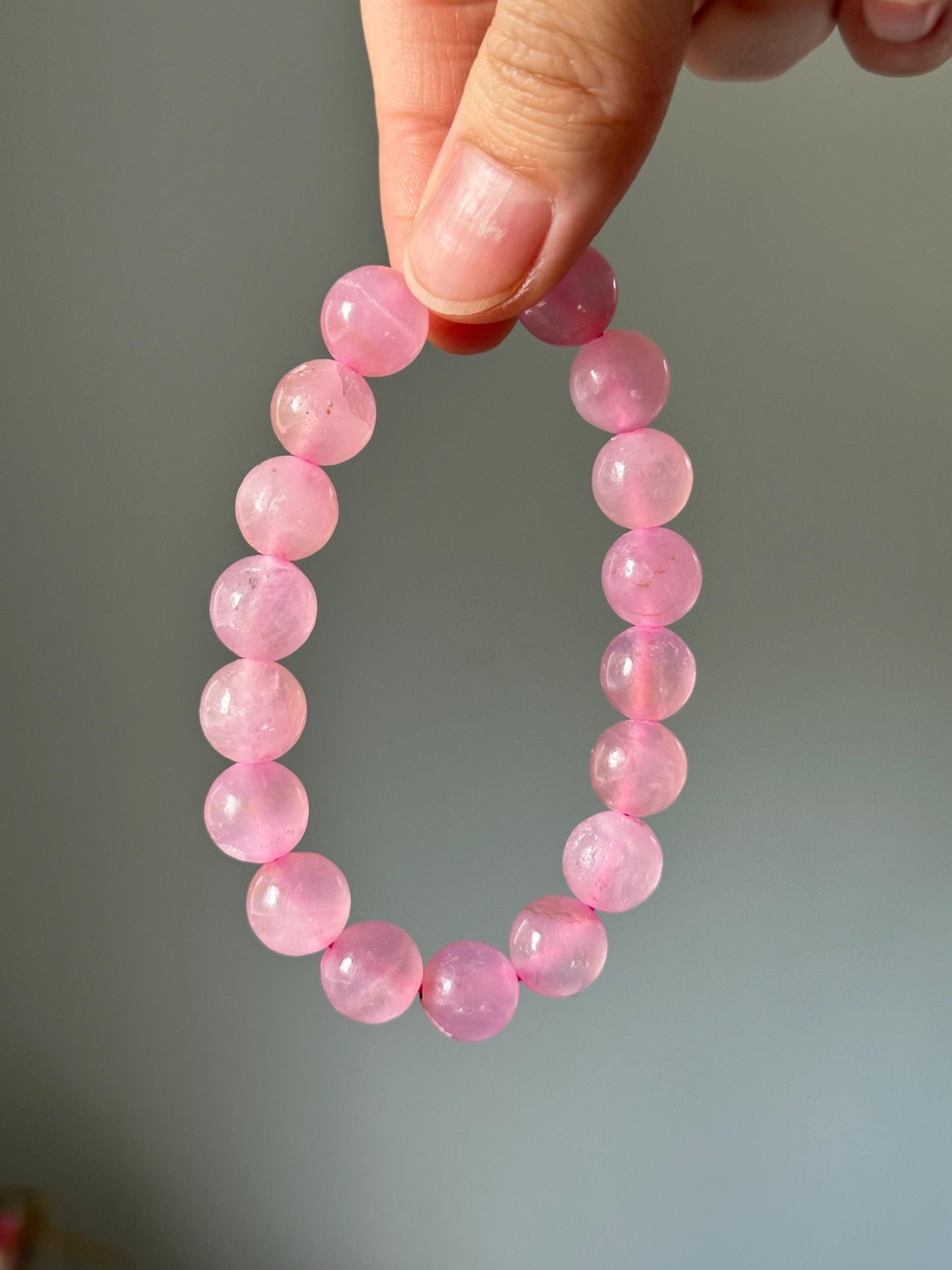 Pink Aragonite Bracelet - YOU PICK! | Heart & Emotional Balance | Soothing Crystal Jewelry for Self-Love, Calming and Inner Peace