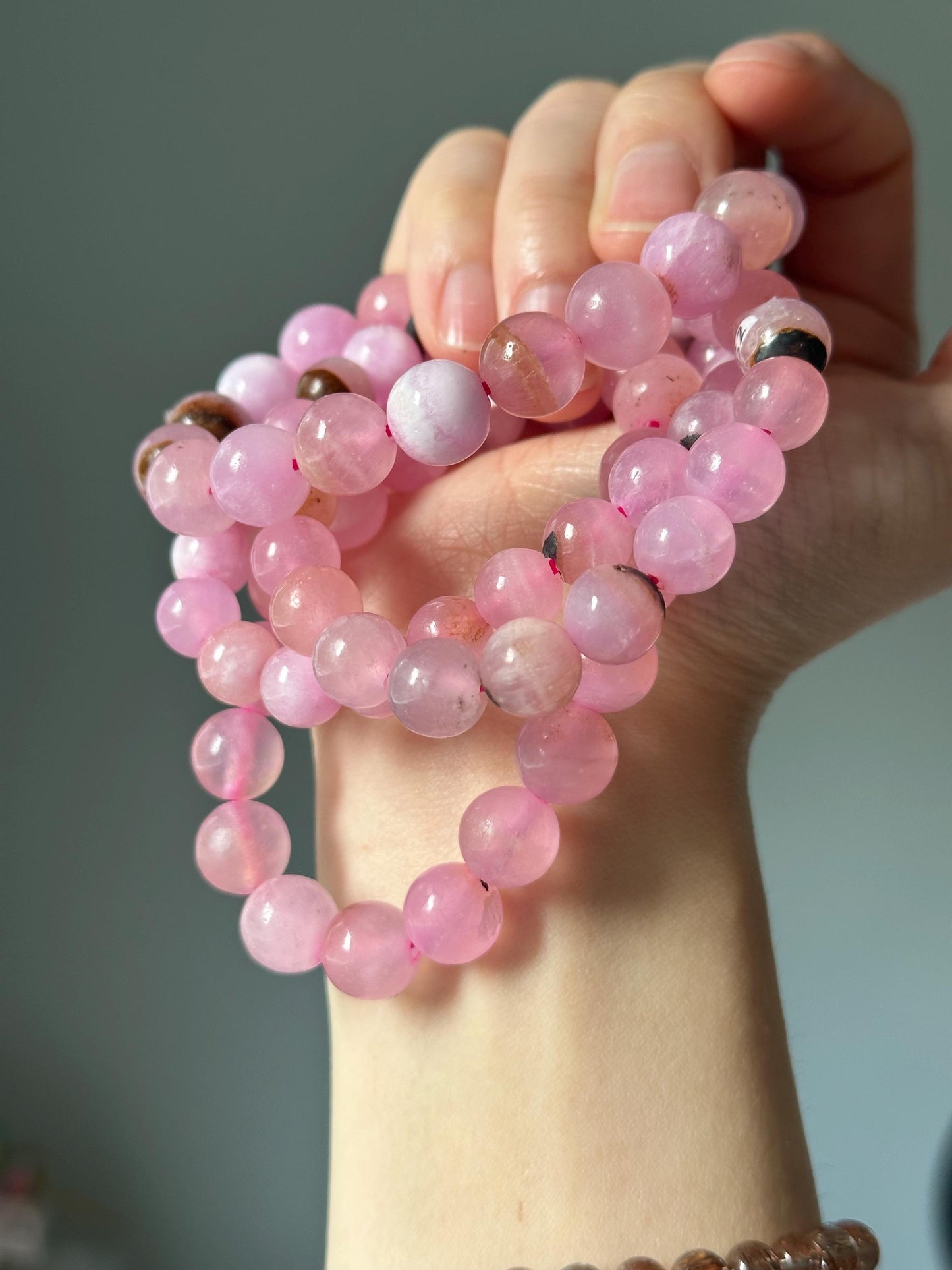 Pink Aragonite Bracelet - YOU PICK! | Heart & Emotional Balance | Soothing Crystal Jewelry for Self-Love, Calming and Inner Peace