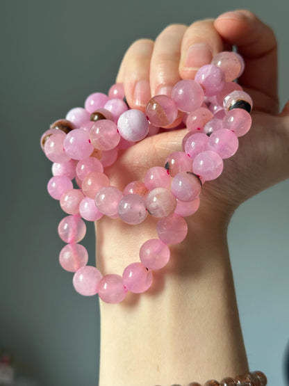 Pink Aragonite Bracelet - YOU PICK! | Heart & Emotional Balance | Soothing Crystal Jewelry for Self-Love, Calming and Inner Peace