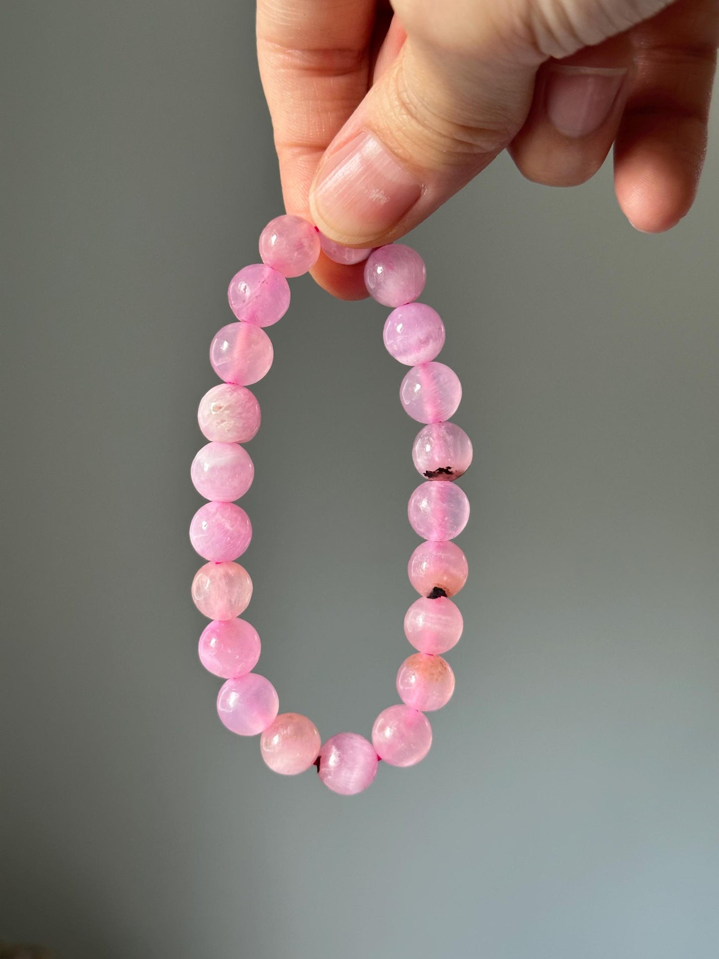 Pink Aragonite Bracelet - YOU PICK! | Heart & Emotional Balance | Soothing Crystal Jewelry for Self-Love, Calming and Inner Peace