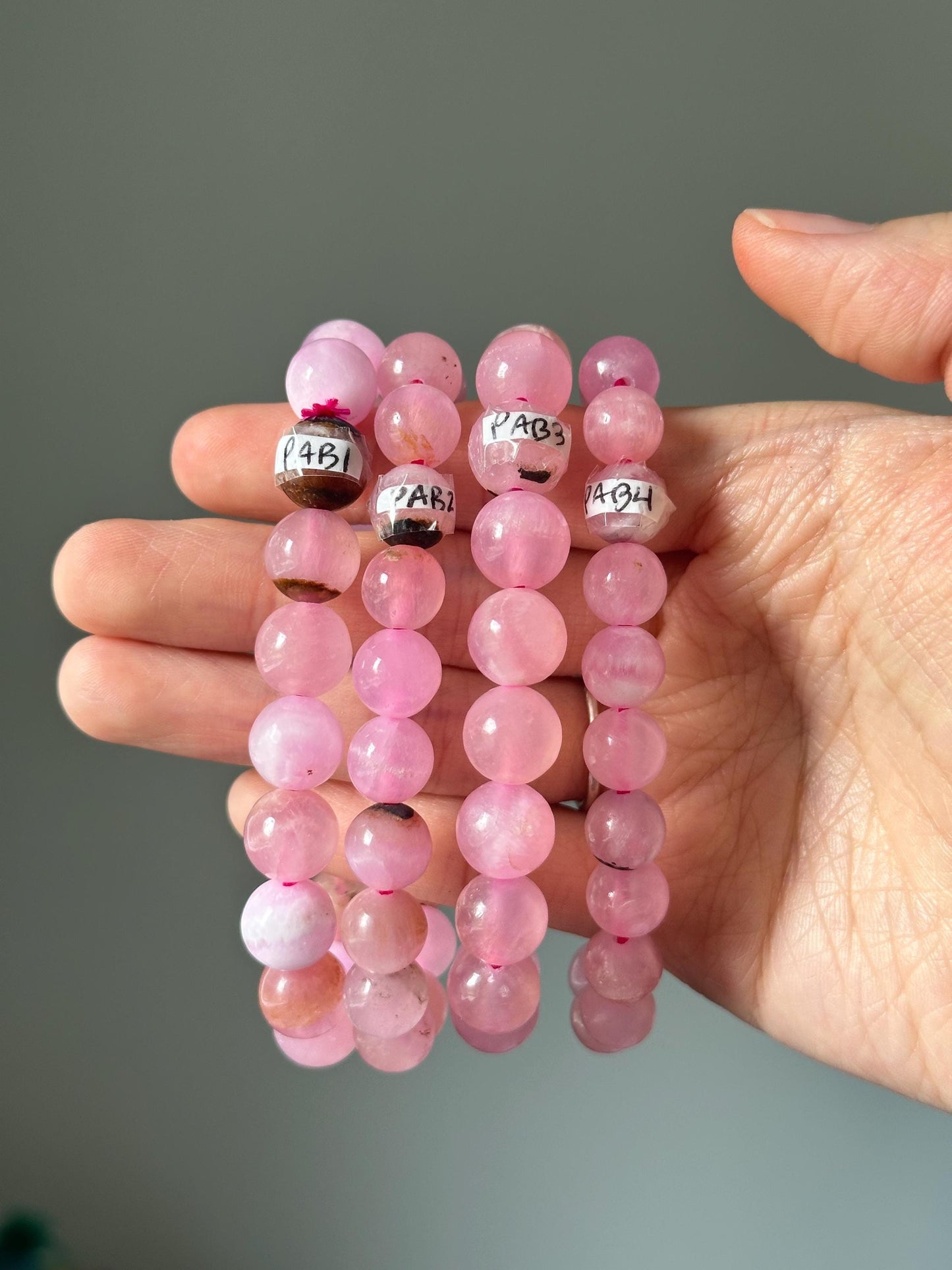 Pink Aragonite Bracelet - YOU PICK! | Heart & Emotional Balance | Soothing Crystal Jewelry for Self-Love, Calming and Inner Peace