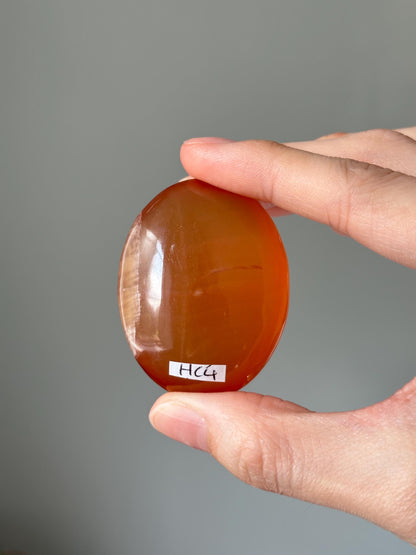 Honey Calcite Palm Stone from Pakistan | YOU PICK! | Crystal for Confidence, Motivation & Solar Plexus | Polished Palm Stone
