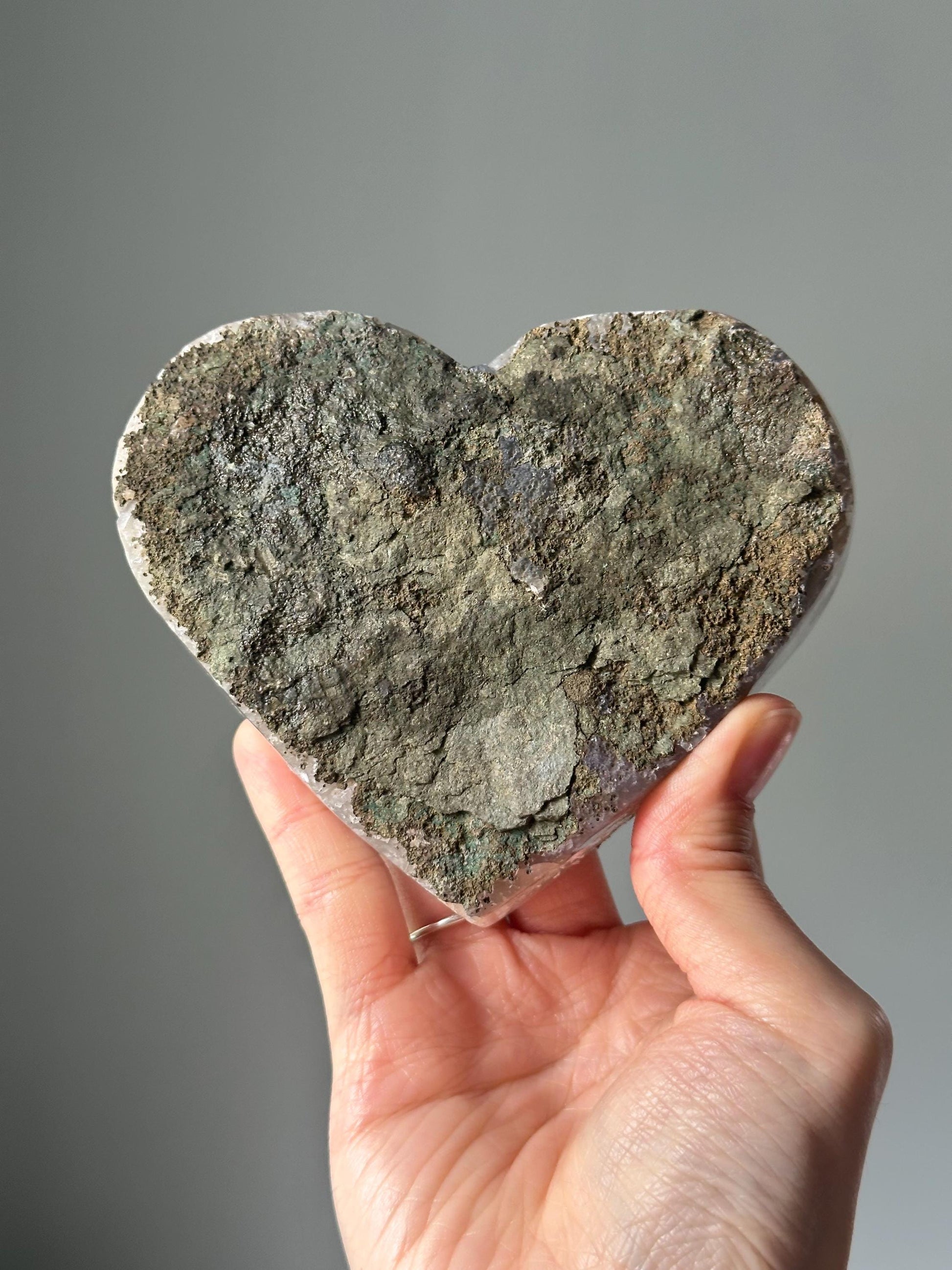 White Druzy Quartz Heart | Sparkling Crystal for Purity, Clarity & Love | Polished Gemstone Gift or Energy Display Piece