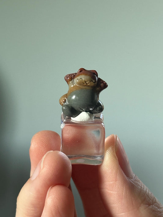 Mini Alashan Agate Fat Cat