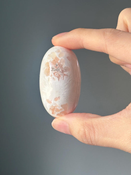 Scolecite Shiva Lingam