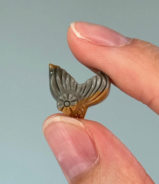 Mini Alashan Agate Mermaid Tail