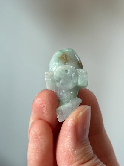 Green Jade Money Frog – YOU PICK! Feng Shui Wealth Toad, Carved Gemstone Prosperity Symbol, Lucky Decor, Abundance Statue for Home or Office