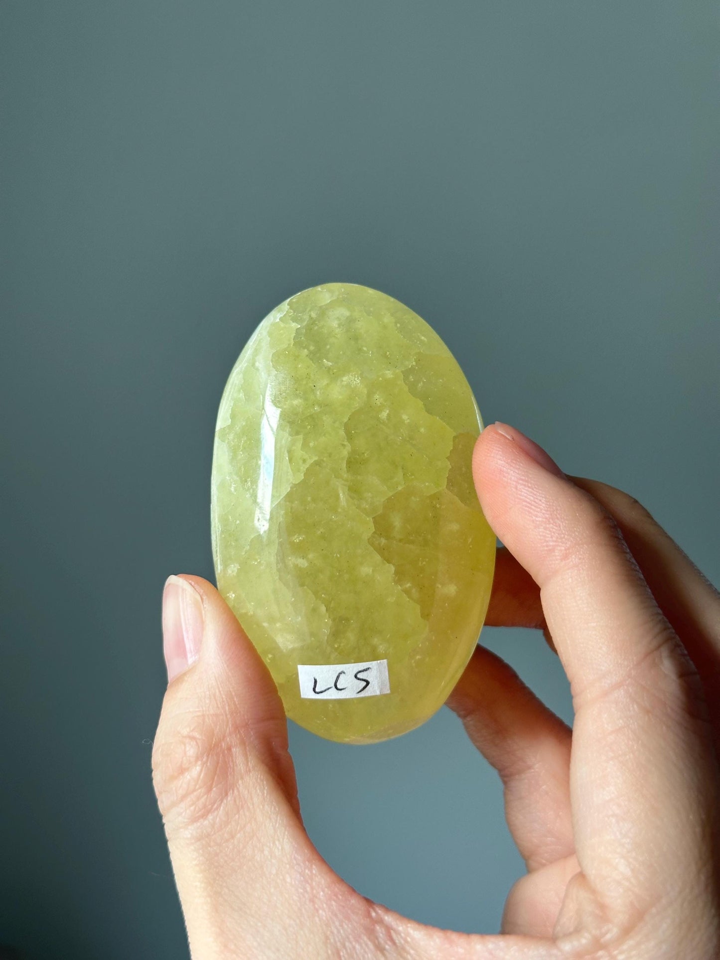 Lemon Calcite Palm Stone | YOU PICK! | Uplifting Crystal for Joy, Confidence & Energy | Polished Yellow Gem for Healing and Daily Positivity