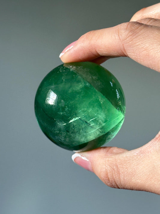 Emerald Green Fluorite Sphere